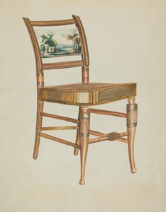 Stuhl - mit Hudson River Szenen von Ella Josephine Sterling