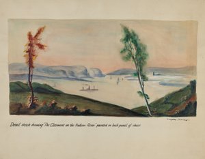 "Clermont am Hudson" Gemälde