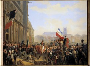 Revolution von Juli 1830: Louis Philippe, Herzog von Orleans (der später König von Frankreich wurde)