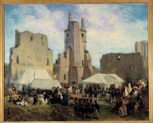 Spaziergang von Louis Philippe I. und seiner Familie (1832) von Eloi Firmin Feron