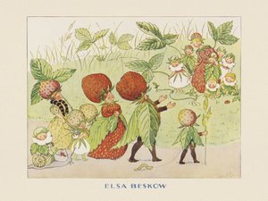 Lasse Liten im Garten - Erdbeerfamilie