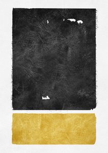 Schwarz-Gold-Abstraktion