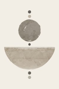 Gelassene geometrische Balance