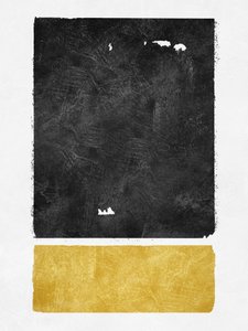 Texturierte Schwarz-Gold-Abstraktion