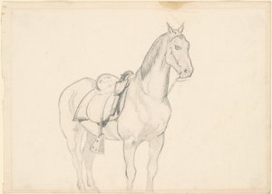 Pferd von Emanuel Gottlieb Leutze