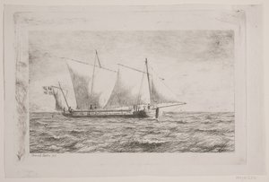 Ein Kanonenboot von Emanuel Larsen