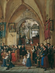 Inneres der Pfarrkirche von Aussee