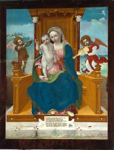 Madonna und Kind mit Engeln