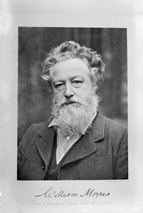 Porträt von William Morris, ca. 1887 von Emery Walker