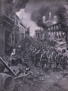 Die Invasion von Brest-Litowski durch deutsche Truppen, aus 