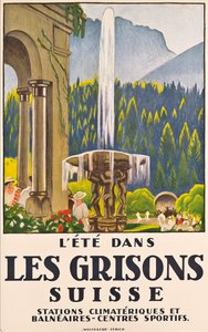 Sommer in den Grisons, Schweiz von Emil Cardinaux
