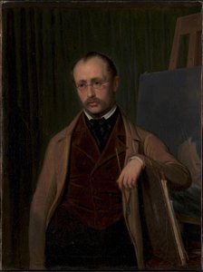 Porträt des Marinemalers von Emil Ditlev Bærentzen