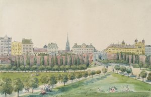 Die Stubenbastei und das Stubentor in Wien