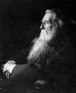 John Ruskin, englischer Künstler, Dichter und Kritiker, ca. 1897
