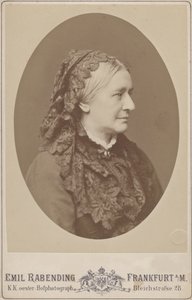 Porträt von Clara Wieck-Schumann, 1819-1896, 1883