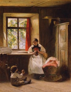 Der Mitarbeiter (Bauernstube) von Emil Strecker