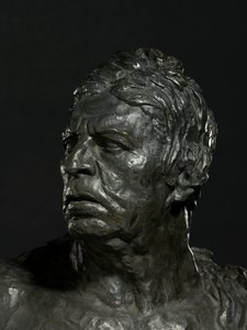 Büste von Ingres (Detail) von Emile Antoine Bourdelle