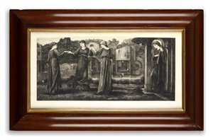 Die Mühle (Radierung auf Pergament)