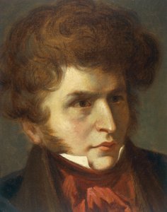 Frankreich, La-Cote-Saint-Andre, Porträt von Hector Berlioz von Emile (after) Signol