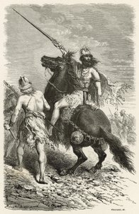 Krieger aus der Eisenzeit von Emile Antoine Bayard
