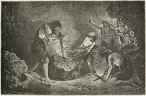 Die Eroberung des Feuers von Emile Antoine Bayard