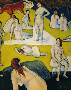 Baigneuses à la vache rouge