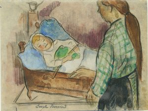 Schlafenszeit von Emile Bernard