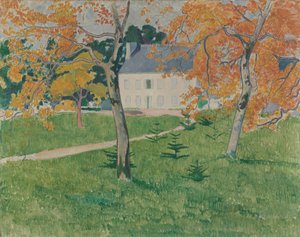 Haus unter Bäumen. Pont-Aven, 1888