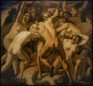 Kampf des Mannes gegen die Frau