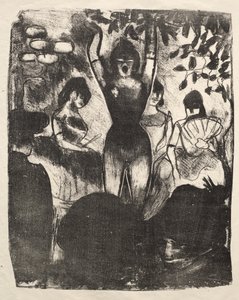 Sänger im Café-Konzert von Emile Bernard