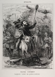 Aktualitäten: Meister Courbet eröffnet die Schule der modernen Malerei von Émile Bénassit