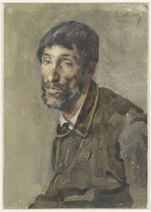 Porträt eines Mannes von Emile Charles Wauters