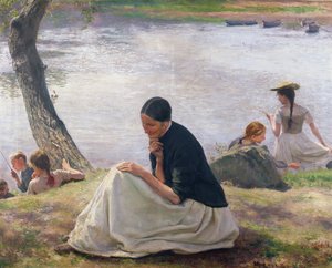 Souvenir, 1891 von Emile Friant