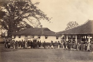 Hochzeitszug, Cochinchina, 1866 von Emile Gsell