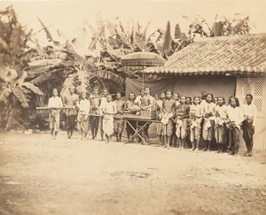 Prinz Kambodschaner und sein Gefolge, 1866 von Emile Gsell