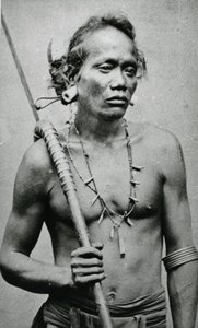 Vietnamesischer oder kambodschanischer Stammeshäuptling, ca. 1870er Jahre