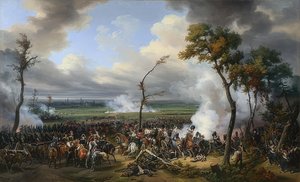Die Schlacht bei Hanau von Emile Jean Horace Vernet