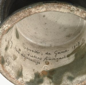Schale, Exposition de Gand (Detail)