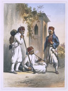 Nizamior, reguläre Truppen der türkischen Armee in Kanka, Illustration aus 