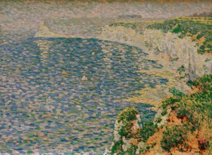 Blick auf die Klippen bei Étretat von Emile Schuffenecker