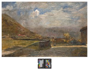 Hügel in Brianza, 1915-20 von Emilio Gola