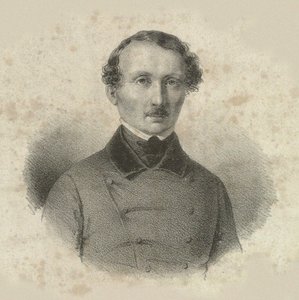 Porträt des Komponisten Hans Christian Lumbye 1810-1874, 1846