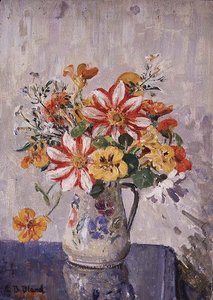 Stillleben mit Blumen in einem Krug von Emily Beatrice Bland