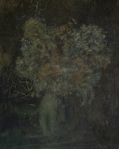 Dunkles Blumenstillleben
