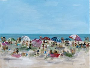 Bunter Strandtag