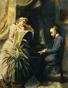 Am Klavier, 1891