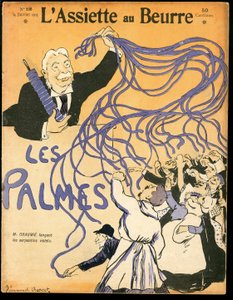 Titelblatt von „Der Butterteller“, Satirisch in Farben