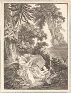 Die Nacht von Emmanuel Jean Nepomucène de Ghendt after Pierre Antoine Baudouin