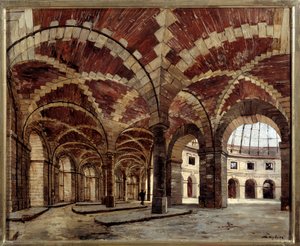 Innenansicht der alten Weizenhalle von Emmanuel Lansyer
