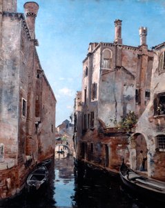 Umgebung der Kirche San Sebastian, Venedig, 1892